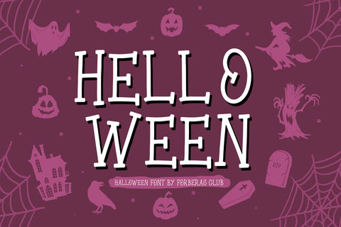 Hell O Ween Font Forberas 