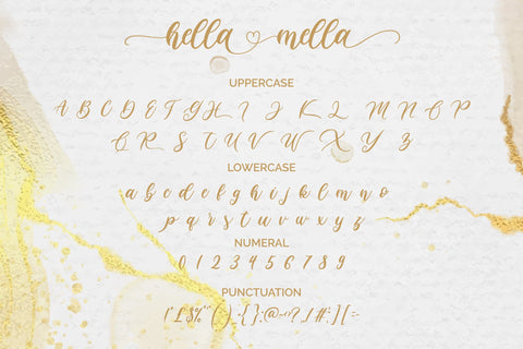Hella mella Font Fallen Graphic Studio 