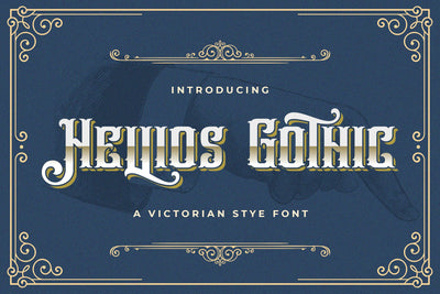 Hellios Gothic - Blackletter Font Font StringLabs 