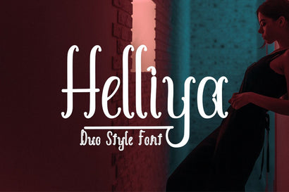 Helliya Duo Style Font PolemStudio 