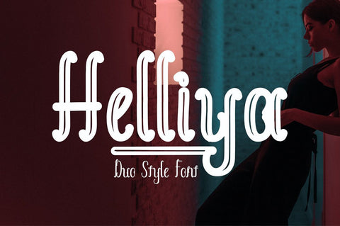 Helliya Duo Style Font PolemStudio 