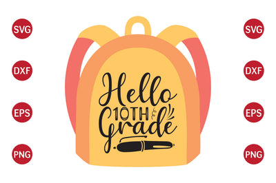 Hello 10th Grade SVG CraftlabSvg29 