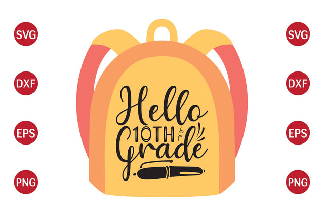 Hello 10th Grade SVG CraftlabSvg29 
