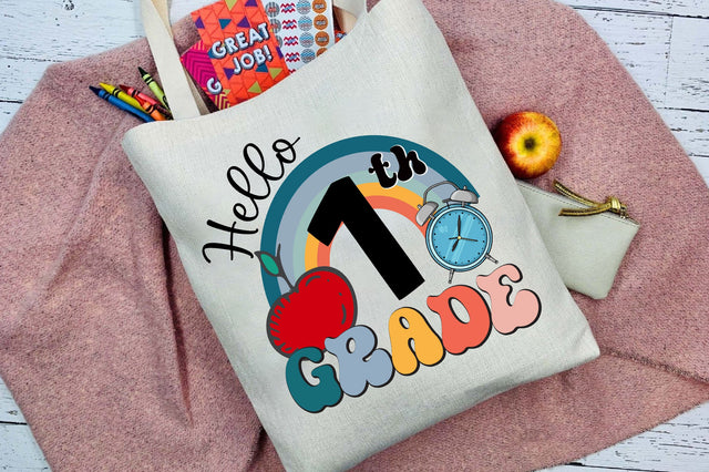 Hello 1st Grade, First Grade SVG Files SVG Rupkotha 