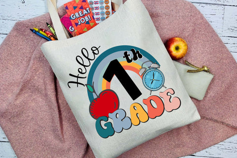 Hello 1st Grade, First Grade SVG Files SVG Rupkotha 