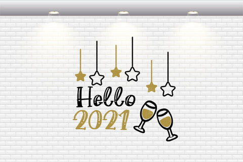 Hello 2021 - SVG, PNG, DXF, EPS SVG Elsie Loves Design 