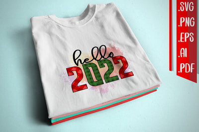 Hello 2022 Sublimation PNG Files Sublimation zafrans studio 