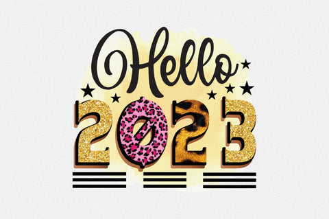 Hello 2023 Sublimation SVGArt 