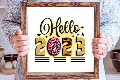 Hello 2023 Sublimation SVGArt 