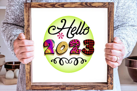 Hello 2023 Sublimation SVGArt 