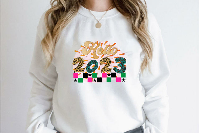 Hello 2023 Sublimation SVGArt 