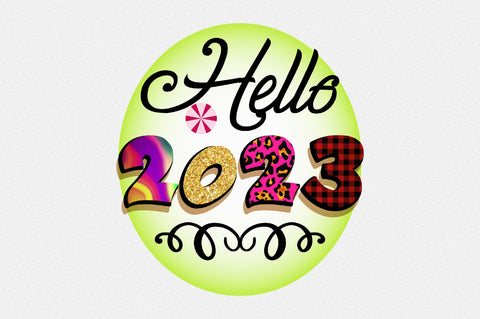 Hello 2023 Sublimation SVGArt 