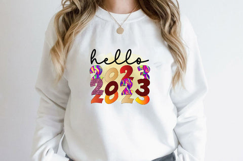 Hello 2023 Sublimation SVGArt 