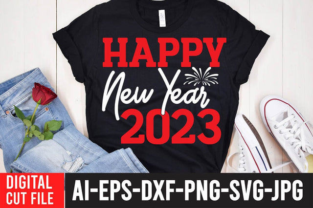 Hello 2023 SVG Cut File SVG BlackCatsMedia 