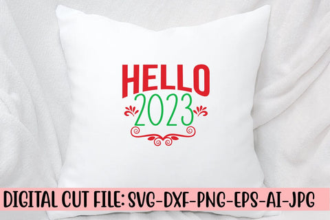 Hello 2023 SVG Cut File SVG Syaman 