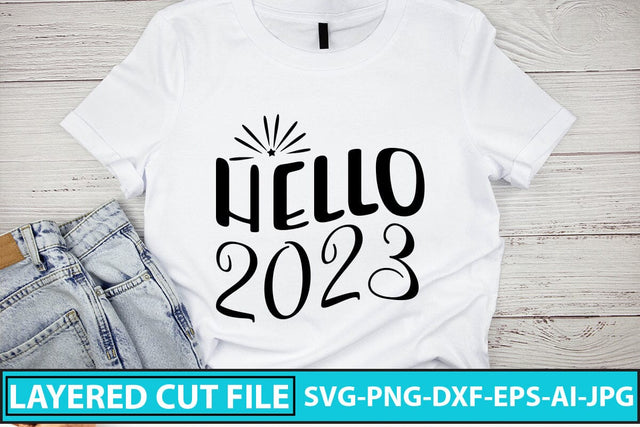 Hello 2023 SVG Design SVG Syaman 