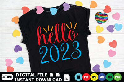 Hello 2023 SVG Shahin alam 