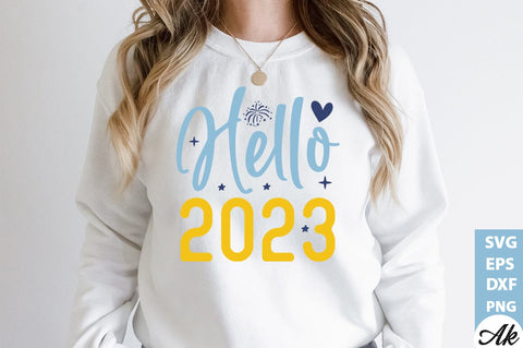 Hello 2023 SVG SVG akazaddesign 