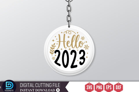 Hello 2023 SVG SVG DESIGNISTIC 