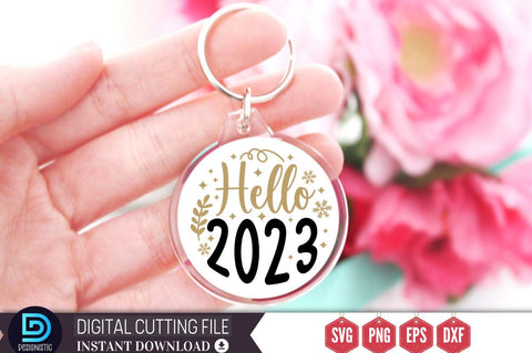 Hello 2023 SVG SVG DESIGNISTIC 