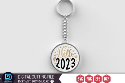 Hello 2023 SVG SVG DESIGNISTIC 