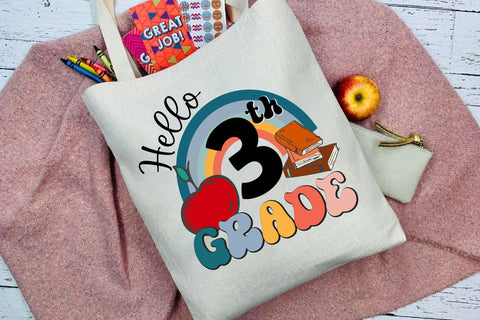 Hello 3rd Grade, Third Grade SVG Files SVG Rupkotha 