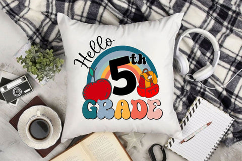 Hello 5th Grade, Fifth Grade SVG Files SVG Rupkotha 