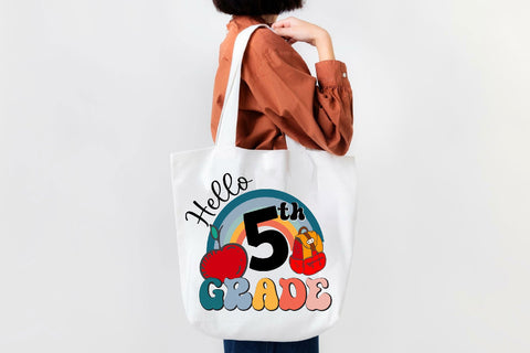 Hello 5th Grade, Fifth Grade SVG Files SVG Rupkotha 