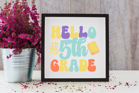 Hello 5th Grade Retro SVG SVG Rafiqul20606 