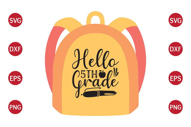 Hello 5th Grade SVG CraftlabSvg29 