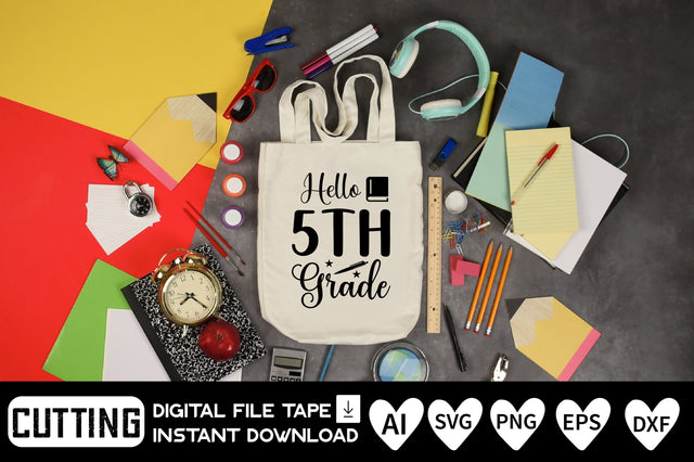 Hello 5th Grade SVG CraftlabSvg29 