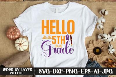Hello 5th Grade SVG DESIGN SVG MStudio 