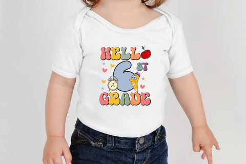 Hello 6th Grade, Sixth Grade SVG Cricut Sublimation Rupkotha 