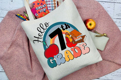 Hello 7th Grade, Seventh Grade SVG Files SVG Rupkotha 