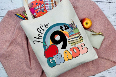 Hello 9th Grade,Ninth Grade SVG Files SVG Rupkotha 