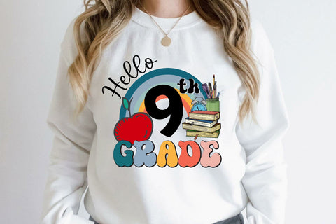 Hello 9th Grade,Ninth Grade SVG Files SVG Rupkotha 