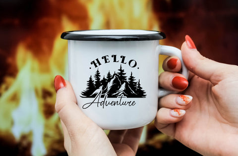 Hello adventure, camping svg SVG MD mominul islam 