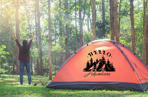 Hello adventure, camping svg SVG MD mominul islam 
