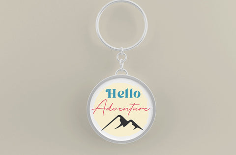 Hello Adventure, Round Key ring SVG SVG MD mominul islam 