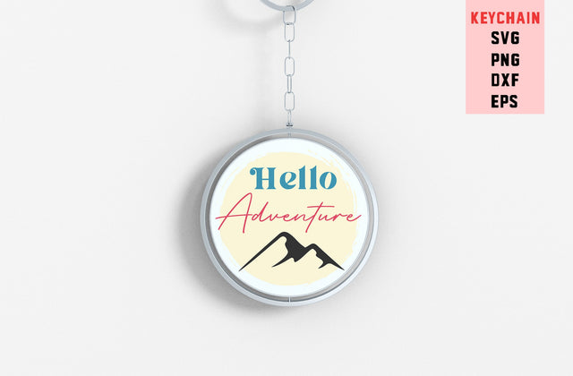 Hello Adventure, Round Key ring SVG SVG MD mominul islam 