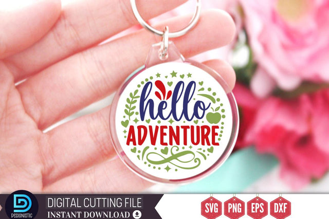 Hello adventure SVG, Hello adventure SVG DESIGNISTIC 
