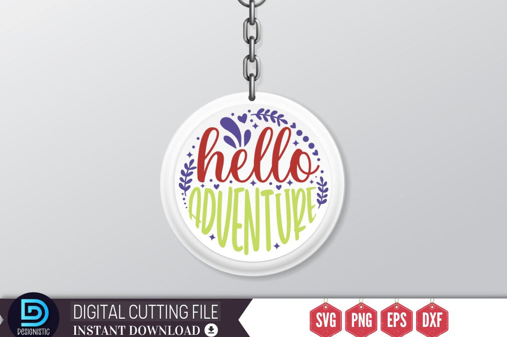 Hello adventure SVG - So Fontsy