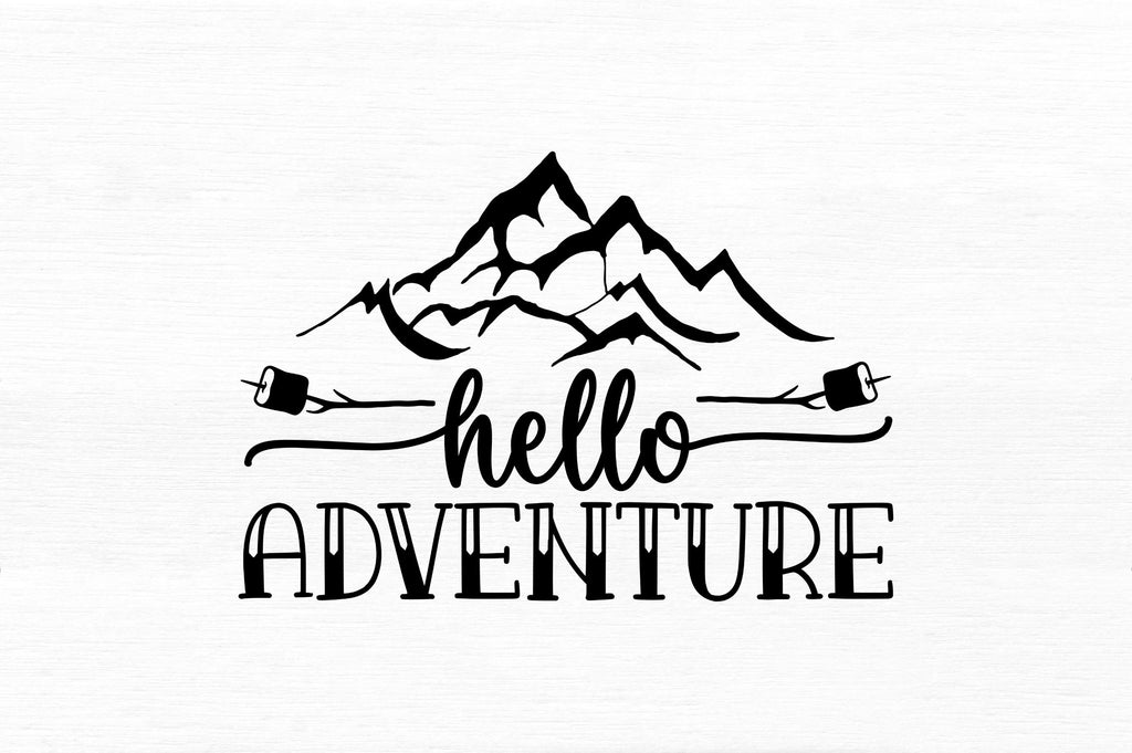 Hello adventure SVG - So Fontsy