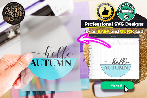 Hello autumn classic | FALL SVG Sign SVG The Vintage Signs Shop 