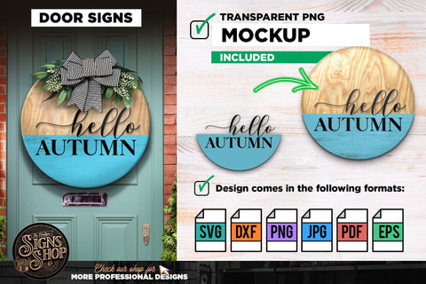 Hello autumn classic | FALL SVG Sign SVG The Vintage Signs Shop 