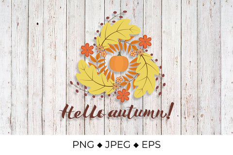 Hello Autumn sublimation design Sublimation LaBelezoka 