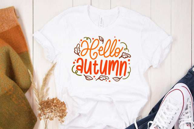 Hello Autumn SVG Cut File SVG dapiyupi store 