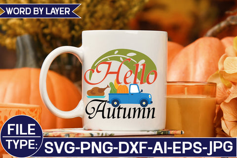 Hello Autumn SVG Cut File SVG Studio Innate 