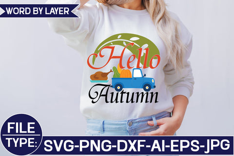 Hello Autumn SVG Cut File SVG Studio Innate 