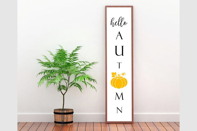 Hello Autumn Svg SVG designmaster24 
